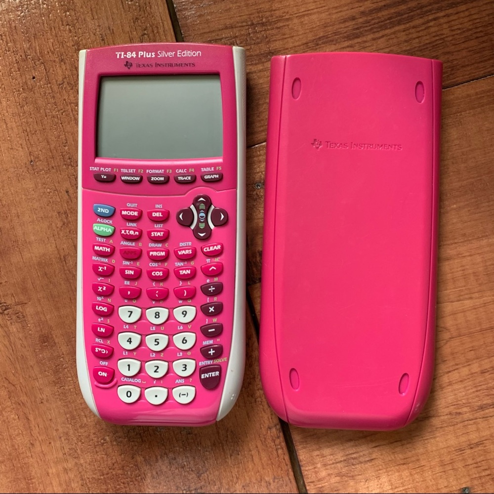 TI-84 Plus Silver Edition pink